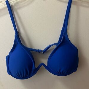 Blue Women's Bikini Top